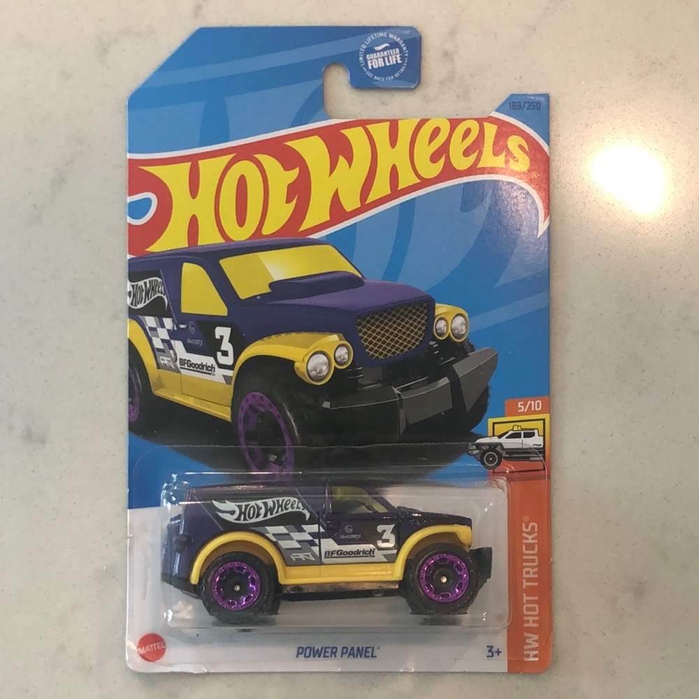 Power Panel Toy Car - Yellow and Purple